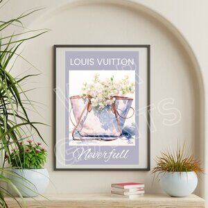 Louis Vuitton Purse Neverfull Purse 11x17 Art Print